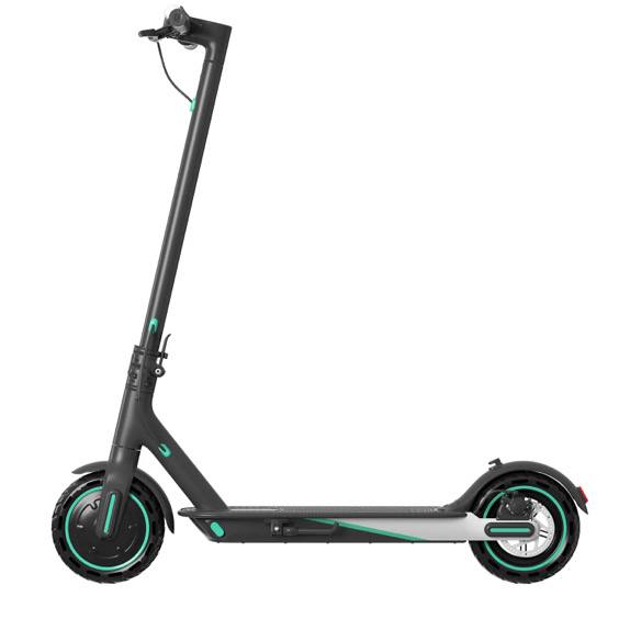 350W monopattino elettrico verde ook-tek velocita 30km/h autonomia 35km