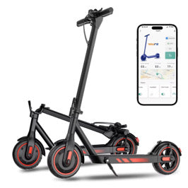 500W monopattino elettrico rosso ook-tek velocita 40km/h autonomia 50km