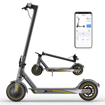350W monopattino elettrico giallo ook-tek velocita 30km/h autonomia 35km