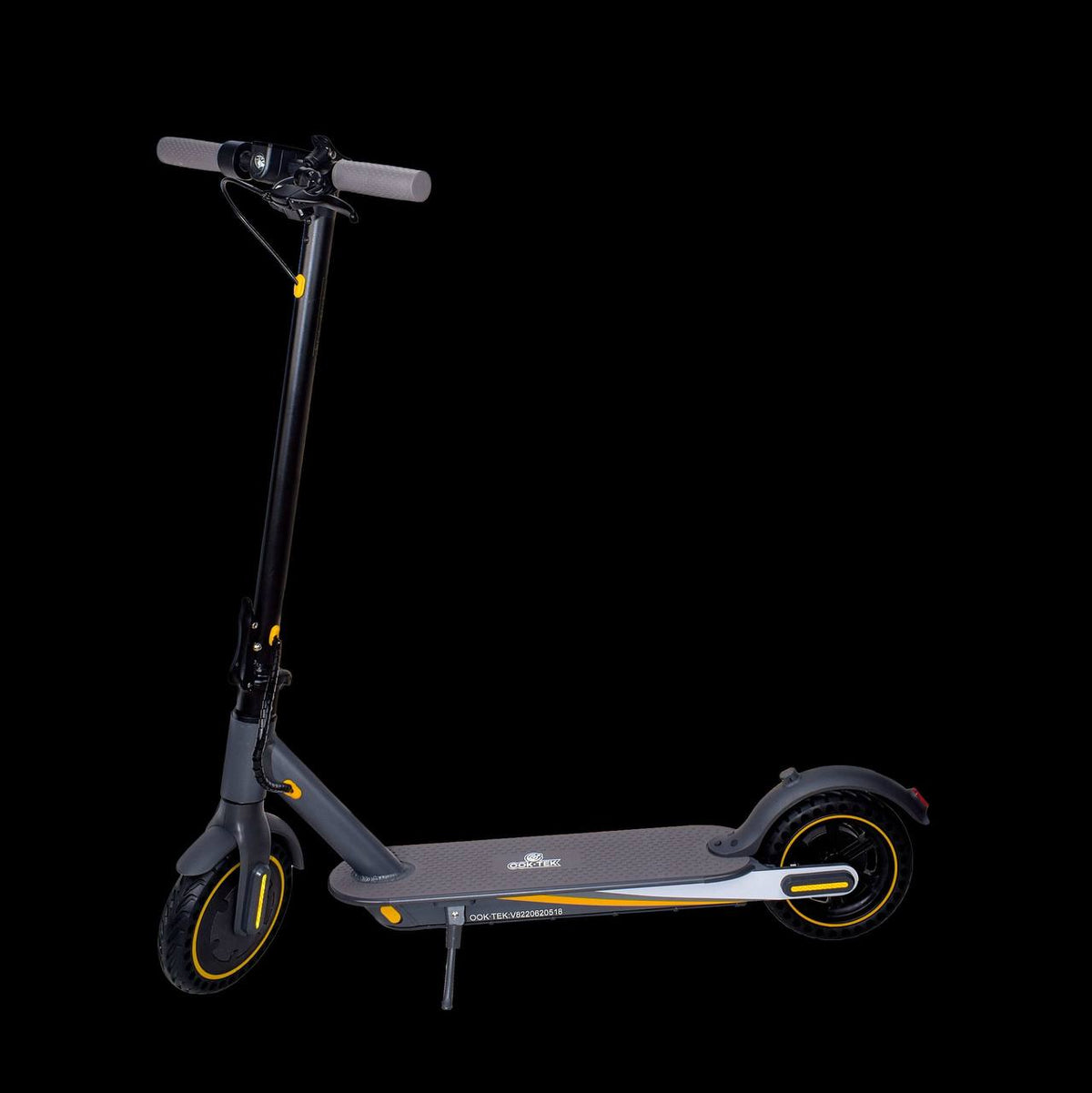 350W monopattino elettrico giallo ook-tek velocita 30km/h autonomia 35km
