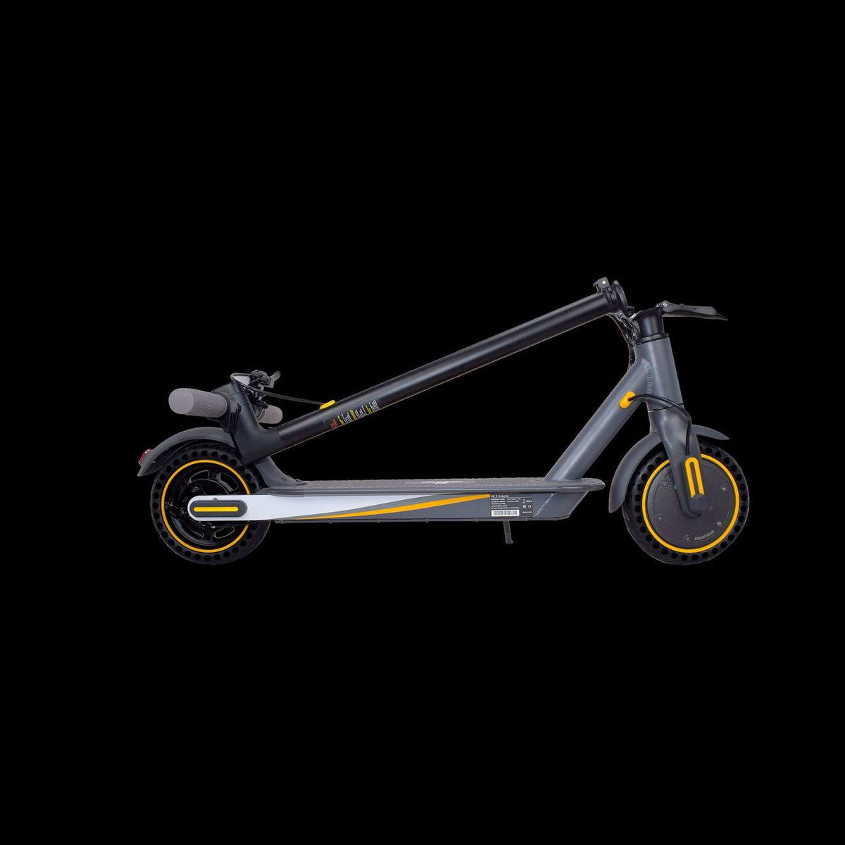 350W monopattino elettrico giallo ook-tek velocita 30km/h autonomia 35km